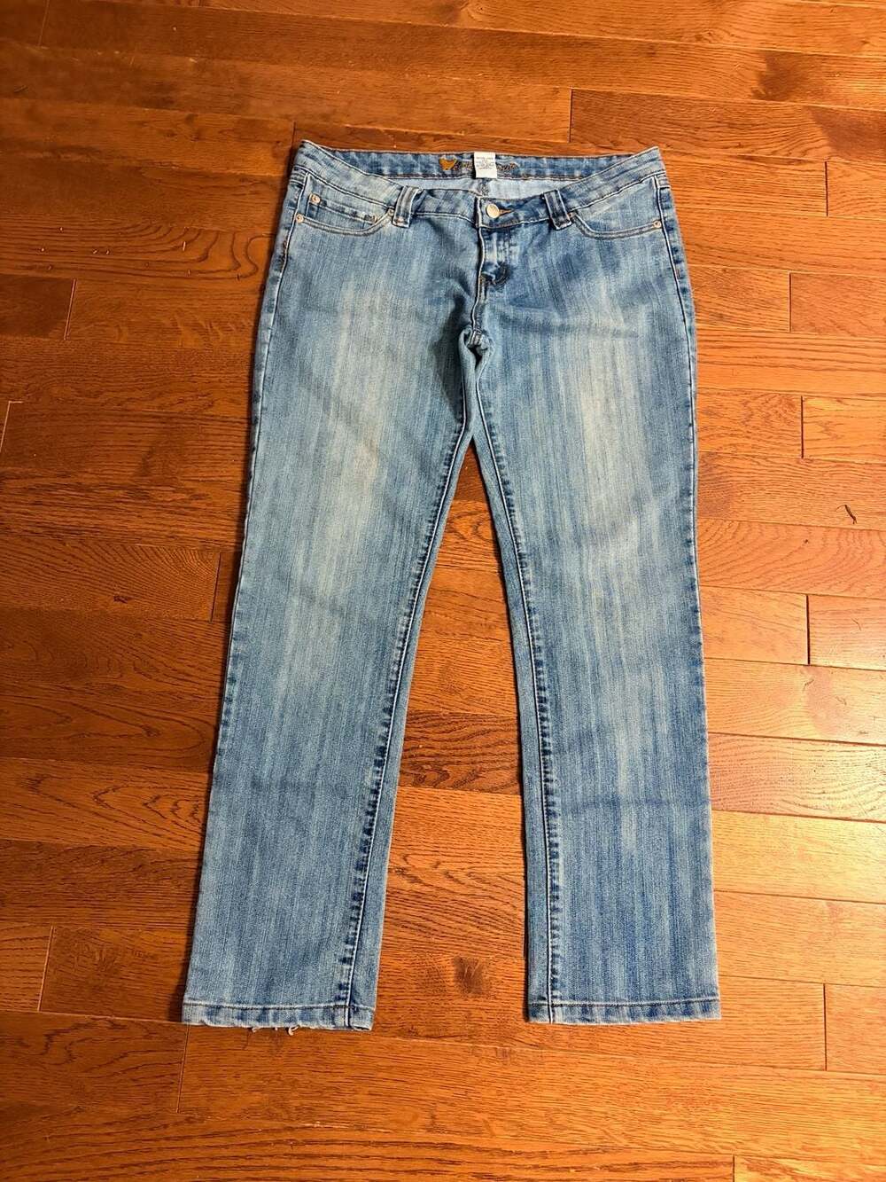 Wet Seal Jeans, Size 13 Short, Light Wash, Straight Leg